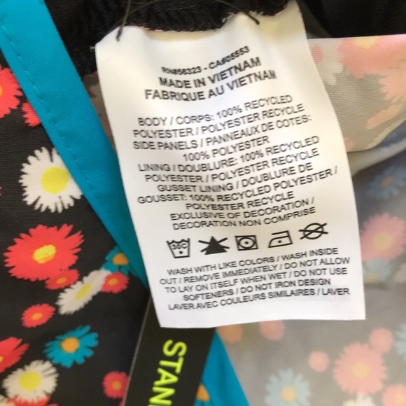 NWT! NIKE black with blue multi combo Size M running shorts - Picture 5 of 8